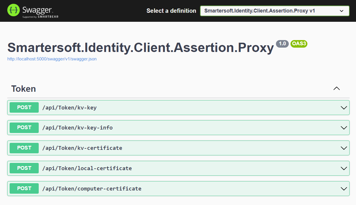 KeyVault proxy endpoints